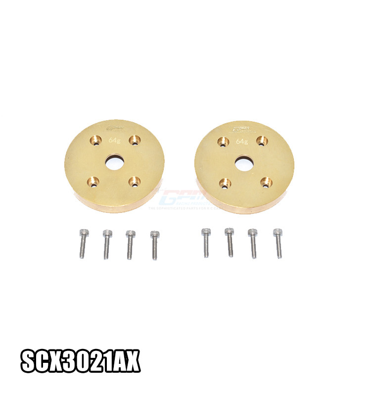 BRASS OUTER PORTAL DRIVE HOUSING (FRONT OR REAR) SCX3021AX FOR 1/10 AXIAL 4WD SCX10 III JEEP-AXI03007 and AXIAL CAPRA